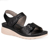 Women Comfortable PU Summer Thick Sole Sandals