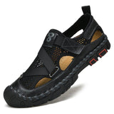 Men's Outdoor Wading Beach Shoes Mesh Non-slip Hole Sandals