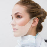 Transparent Protective Reusable Plastic Anti-Fog Face Covering