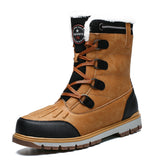 Men's Winter Casual Vintage Waterproof High-Top Warm Snow Boots