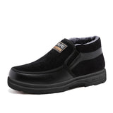 Men's Winter Comfy Soft Sole Slip-on Warm Lining Anti-Skid Snow Boots