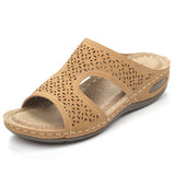 Women Summer Slip-On Platform Footbed Sandals