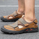 Men's Beach Casual Leather Sandals