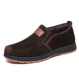 Men's Casual Slip-on Cloth Anti-Skid Warm Lining Shoes