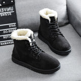 Women's Winter Boots Ladies Flat Shoes