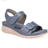 Women Comfortable PU Summer Thick Sole Sandals