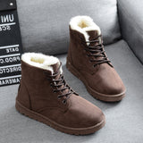 Women's Winter Boots Ladies Flat Shoes