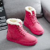 Women's Winter Boots Ladies Flat Shoes