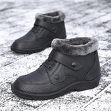 Men's Winter Outdoor Waterproof Wear Resistant Slip-on  Snow Boots