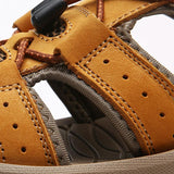 Men's Outdoor Leather Toe Cap Sandals