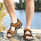 Men's Outdoor Summer Daily Cowhide Leather Sandals