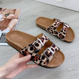 Women's Flip Flop Buckle Slip-On Summer Casual Slippers