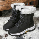 Women's Winter High Top Anti-Skid Waterproof  Snow Boots