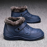 Men's Winter Outdoor Waterproof Wear Resistant Slip-on  Snow Boots