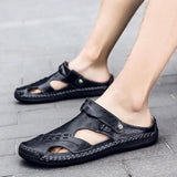 Men's Casual Breathable Handmade Leather Sandals