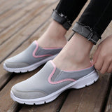 Women's Athletic Flat Heel Daily Summer Mule Slippers