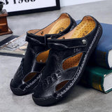 Men's Casual Breathable Handmade Leather Sandals