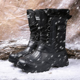 Men's Winter Waterproof High Top Camouflage Anti-Skid Snow Boots