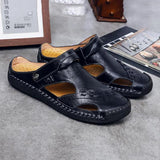 Men's Casual Breathable Handmade Leather Sandals