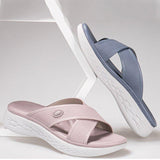 Women Comfortable Summer Open Toe Thick Sole Slippers