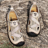 Men's Outdoor Wading Beach Shoes Mesh Non-slip Hole Sandals