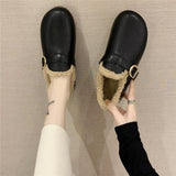 Women's Winter Non-slip Snow Boots Ladies Goth Dress Shoes