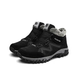 Men Winter Boots with Fur Warm Snow Winter Work Shoes