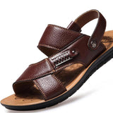 Men's Comfort Shoes Casual Outdoor Leather Breathable Rivet Sandals