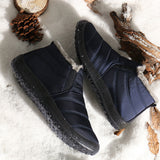 Men's Winter Waterproof Fabric Slip On Casual Ankle Boots