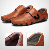 Men's Loafers & Slip-Ons Cowhide Soft Casual Sports Non-slipping Shoes