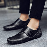 Men's Loafers & Slip-Ons Cowhide Soft Casual Sports Non-slipping Shoes