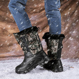 Men's Winter Waterproof High Top Camouflage Anti-Skid Snow Boots