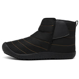 Men's Winter Hook Loop Slip-On Cloth Warm Lining High-Top Snow Boots