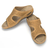 Women Summer Slip-On Platform Footbed Sandals