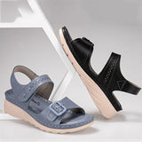 Women Comfortable PU Summer Thick Sole Sandals