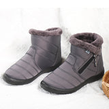 Women's Warm Fleece Cold High Top Cotton Shoes Waterproof Snow Boots