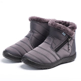 Women's Warm Fleece Cold High Top Cotton Shoes Waterproof Snow Boots