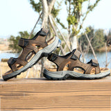 Men's Outdoor Summer Daily Cowhide Leather Sandals