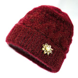 Winter mother warm plus woolen knitted hat