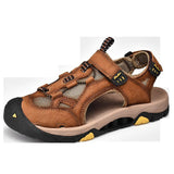 Men's Outdoor Casual Leather Sports Sandals