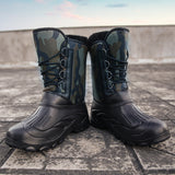 Men's Winter Waterproof High Top Camouflage Anti-Skid Snow Boots