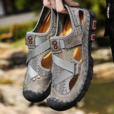 Men's Outdoor Wading Beach Shoes Mesh Non-slip Hole Sandals