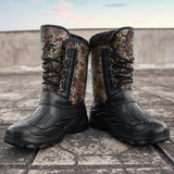 Men's Winter Waterproof High Top Camouflage Anti-Skid Snow Boots