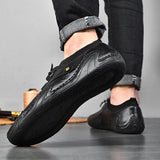 Men's Loafers & Slip-Ons Loafers Business Casual Vintage Daily Outdoor Non-slipping Walking Shoes