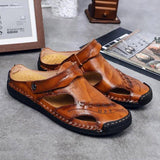 Men's Casual Breathable Handmade Leather Sandals