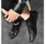 Men's Loafers & Slip-Ons Loafers Business Casual Vintage Daily Outdoor Non-slipping Walking Shoes