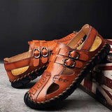 Men's Leather Soft Fashion Sandals