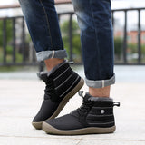 Men's Winter Super Comfy Casual Cloth Waterproof Wear Resistant Plus Velvet Shoes