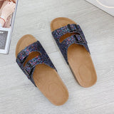 Women's Flip Flop Buckle Slip-On Summer Casual Slippers