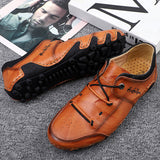 Men's Loafers & Slip-Ons New Fashion British Style Leather Shoes Handmade